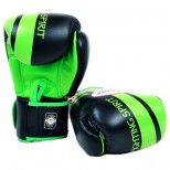 Боксерские перчатки Twins Special с рисунком (FBGV-43 black-green)